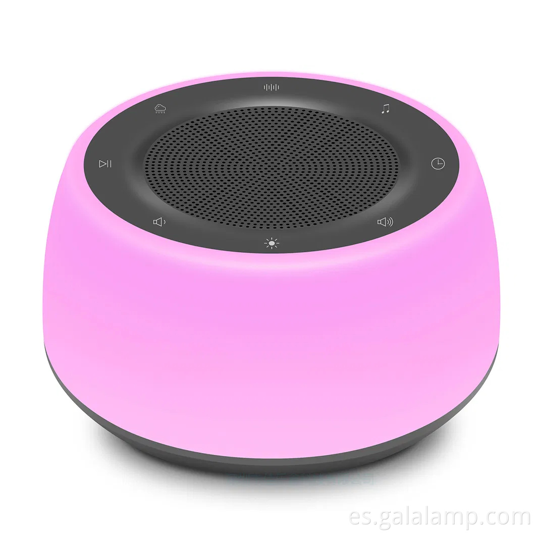 Monitor de sueño de ruido, música incorporada, luz nocturna cronometrada, máquina de ruido